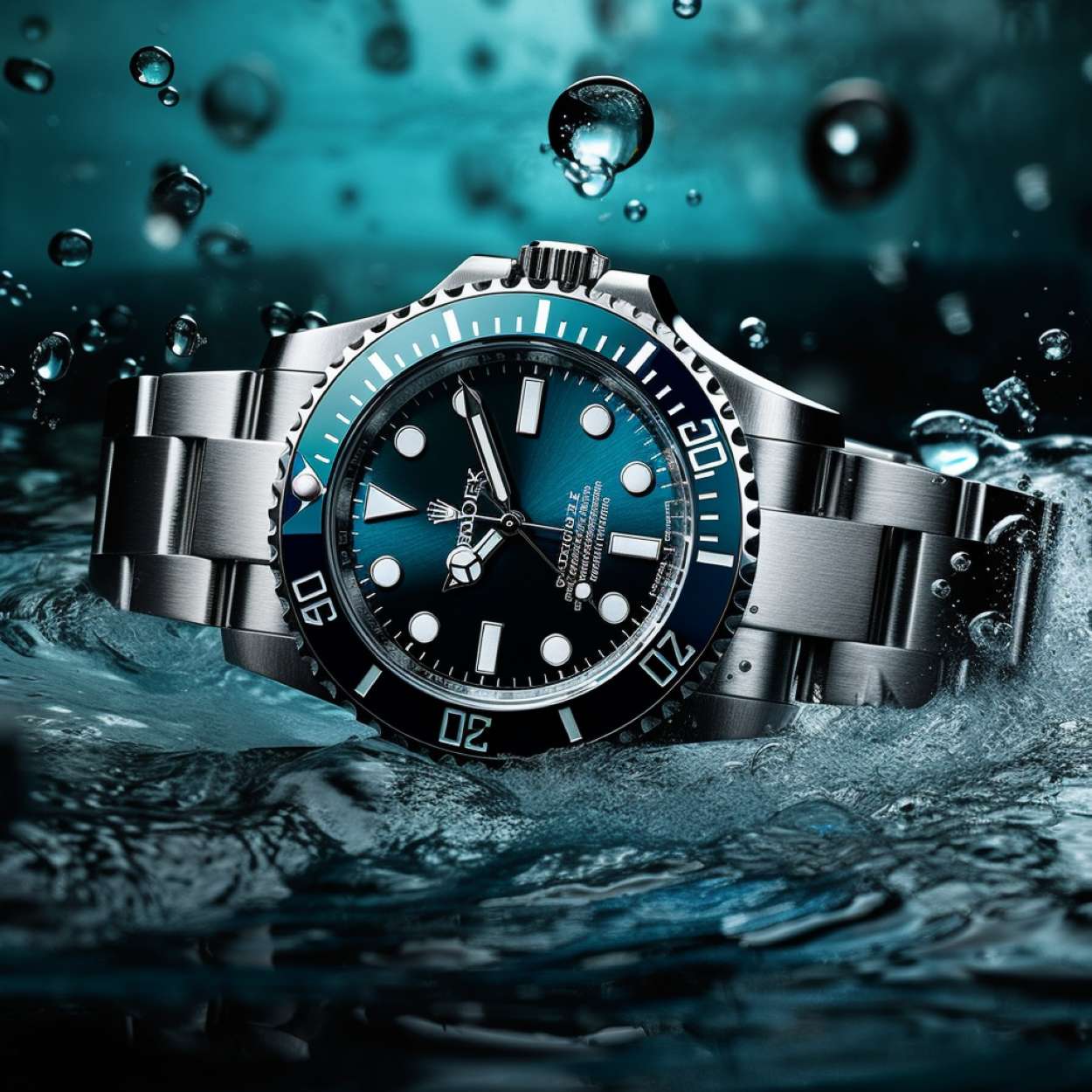 Rolex fond sous l'eau